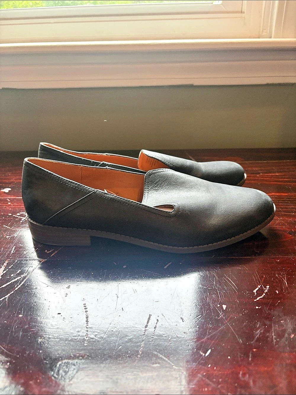 Lucky Brand Enanila Loafer Black Slip-On Flats US 10